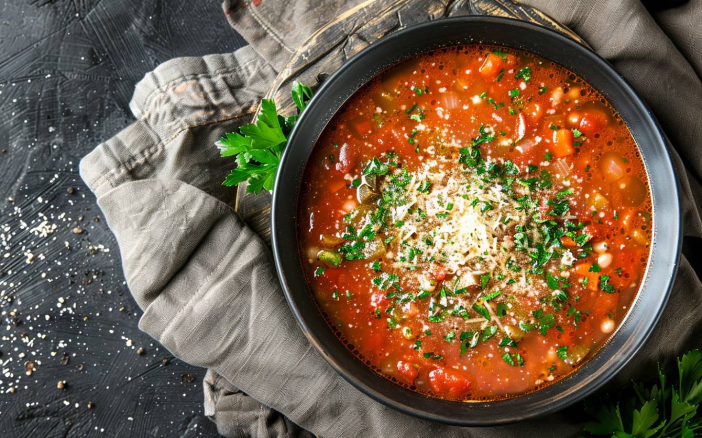 POLÉVKA: Minestrone s parmazánem